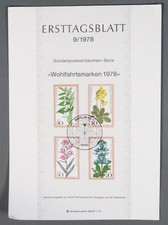 MayfairStamps Germany FDC 1978 Flower Combo Welfare Stamps First Day Cover aau_8