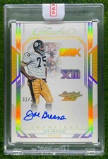 2023 Panini Flawless 3XJGE Joe Greene Champion 3-x Auto 2/25 Pittsburgh Steelers