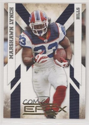 2010 Panini Epix Gold 81/100 Marshawn Lynch #11 9o3