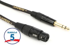 JUMPERZ JGTRSXF-15 Gold Cable - 15 foot 5-Pack 
