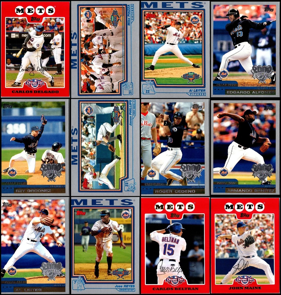 Topps 纽约大都会队开幕日 (84) 卡套装 - 独特找到 - 一种 — 第 4/4 张图片