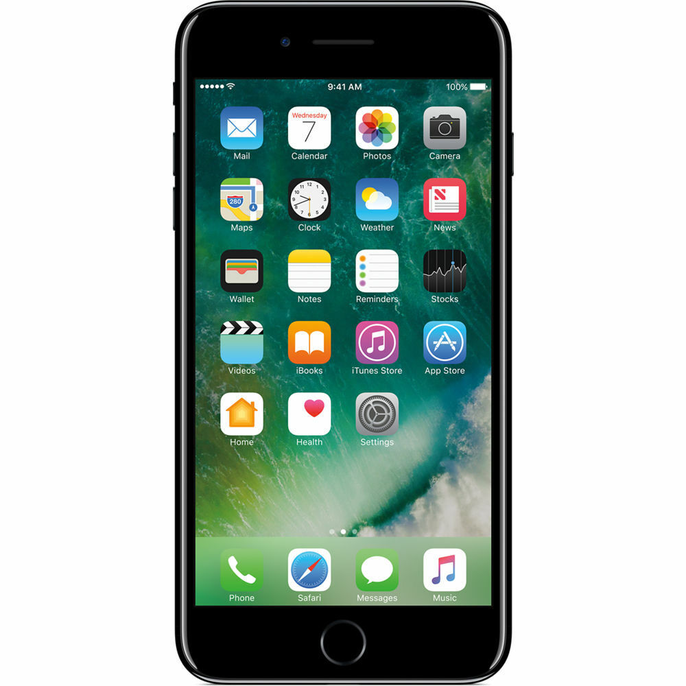 The Price Of Apple iPhone 7 Plus Jet Black 128GB A1661 LTE GSM CDMA Verizon Unlocked | Apple iPhone