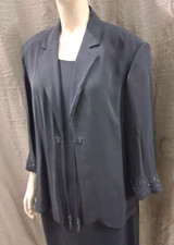 Abito Donna Cerimonia Elena Mirò pura seta abito e giacca tg 43