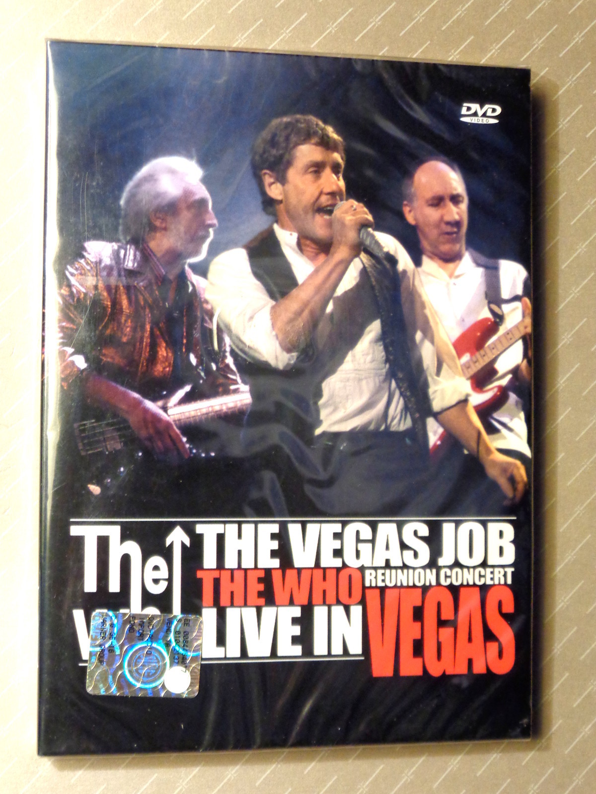 THE WHO  -  THE VEGAS JOB  -  LIVE IN VEGAS  -  DVD 1999  CARTONATO NUOVO