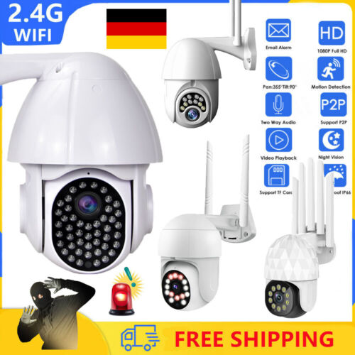 1080P WIRELESS WIFI IP NETWORK CAMERA Surveillance Camera Camera OUTDOOR Outdoor - Picture 1 of 96