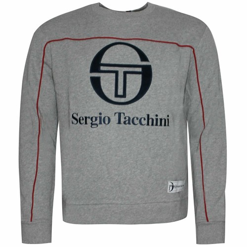 Sergio Tacchini Sudadera Jumper suéter cuello redondo para hombre de tierra  37866 915 | eBay