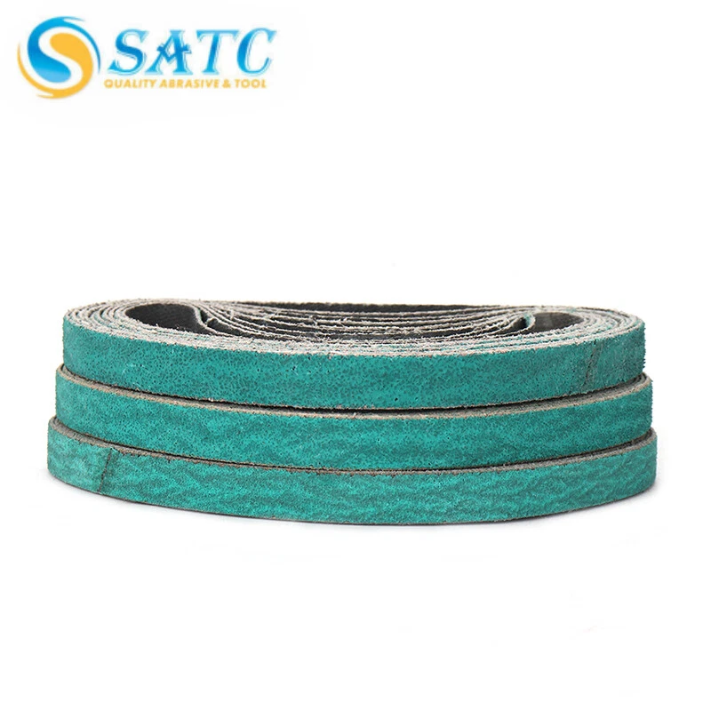 SATC 1/2 Inch x 18 Inch Zirconia Sanding Belts for File Sander, 10-Pack 80 Grit - Image 3 of 4