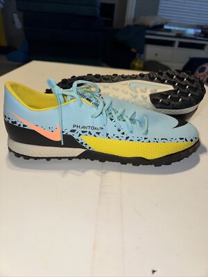 Nike React Phantom GT2 Pro Turf Soccer Shoes Glacier Ice Sz 13 DC0768-407