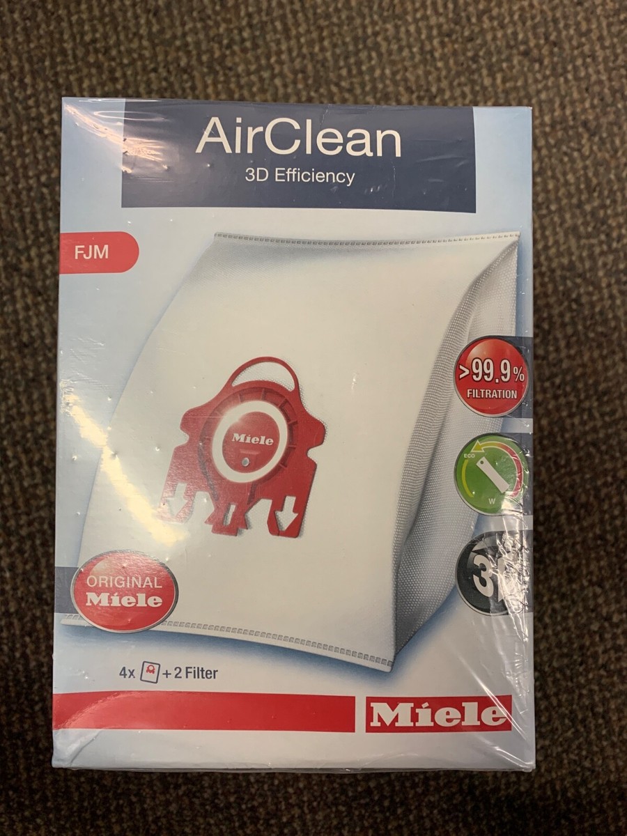Genuine Miele HyClean 3D Efficiency GN Vacuum Dust Bags - 4 Bags & 2 Filters Included | 3.5L Capacity 2 thumbnail image