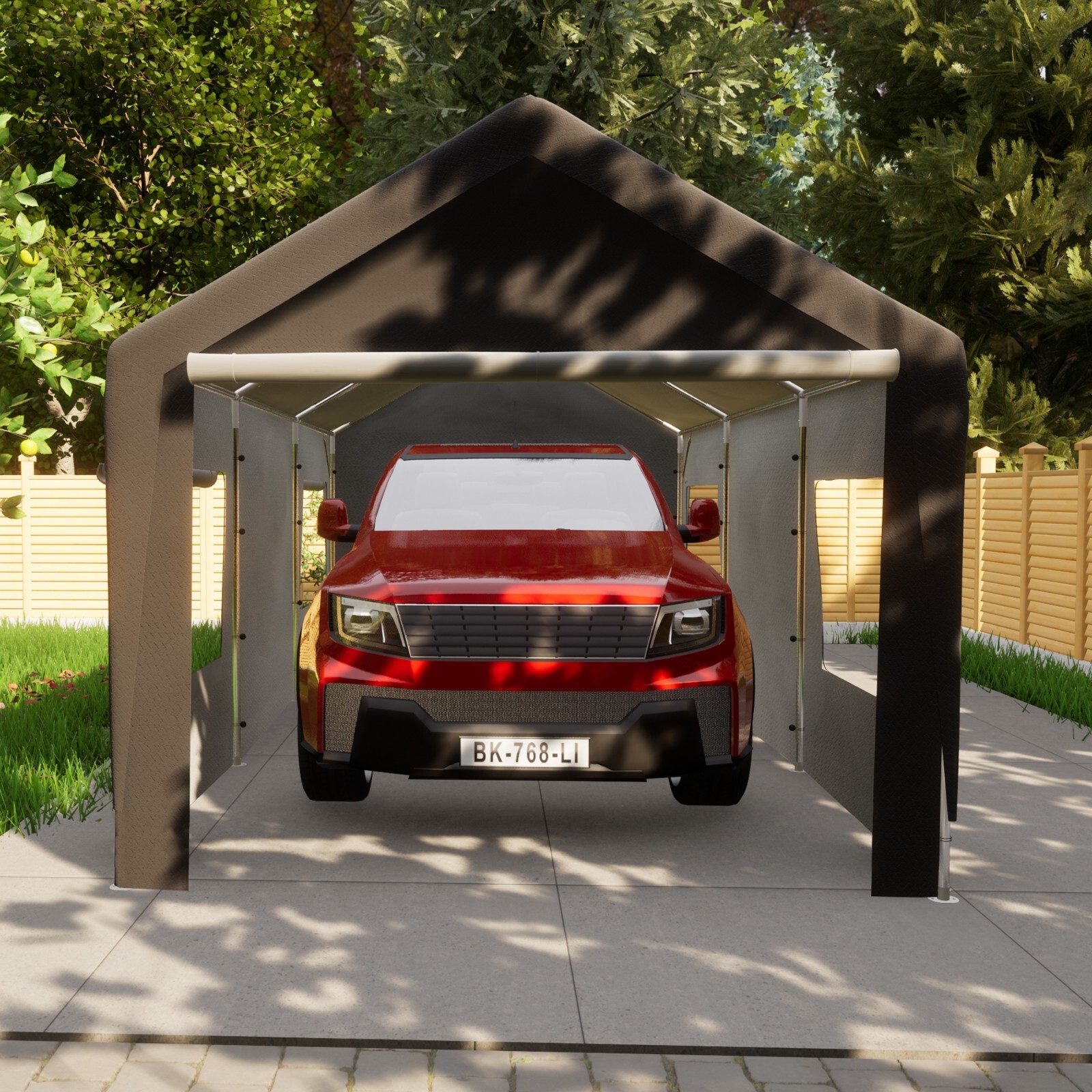 10x20ft Outdoor Heavy Duty Carport Canopy Garage Car Shelter Shed