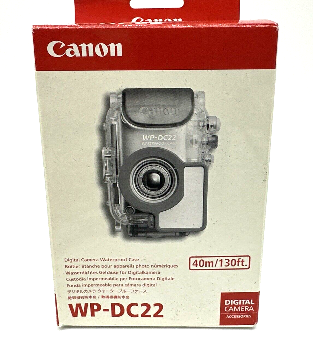 Canon WP-DC22 Waterproof Case & Strap 40m/130ft for S90 | eBay Canon WP-DC22 Waterproof Case & Strap 40m/130ft for S90 | eBay
