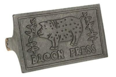 NEW Norpro 1400 Bacon Press Cast Iron - Steak, Bacon, Hamburger Press #1400