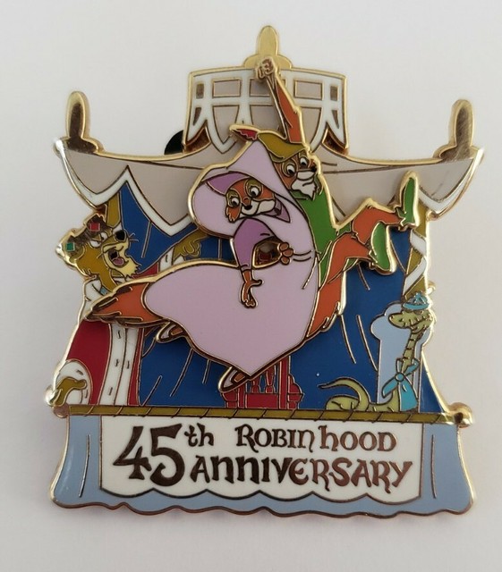 Disney Parks Robin Hood 45Th Anniversary Robin Arrow Disney Pin LE (B