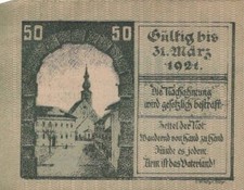 50 HELLER 1920 City of KIRCHDORF AN DER KREMS Upper AUSTRIA #PD656.U