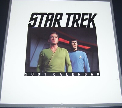 Classic Star Trek TV Series 2001 Wall Calendar Pocket Books NEW SHRINK WRAPPED
