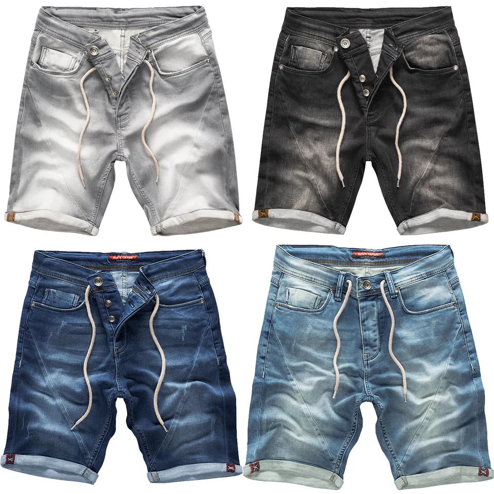 Kurzhose Herren Jeans Shorts Jeansshorts Herrenshorts Bermuda RC-2200 - Bild 1 von 1