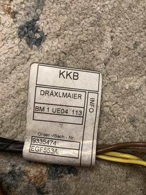 2015 2016 2017 BMW X3 Front bumper parking sensor harness 9335474 