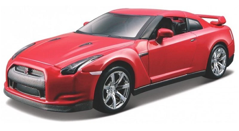 NISSAN GT-R (R35) - 2009 - red - Bburago 1:32 - Immagine 2 di 4
