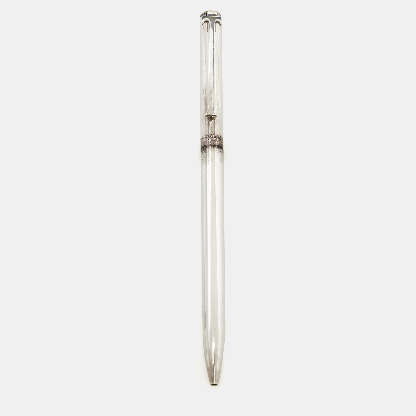 Tiffany & Co. Silver 925 T-Clip Ballpoint Pen