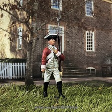 W.Britain 16168 43rd Regiment of Foot Battalion Coy Marching, 1780 Britains 