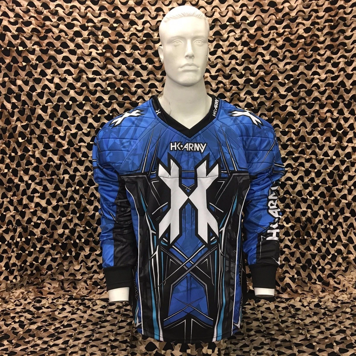 Maillot De Paintball MAXT Austin Notorious Pro Taille XL Bleu - Porté Par Harris Hussain