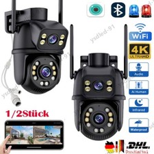 360° 6MP FUNK WLAN WIFI IP CAMERA NETZWERK Outdoor AUßEN PTZ ÜBERWACHUNGSKAMERA