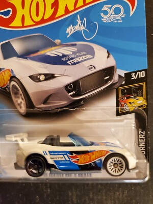 まい⑤ 2018 Hot Wheels Nightburnerz #3/10, '15 Mazda MX-5 Miata, MAD MIKE