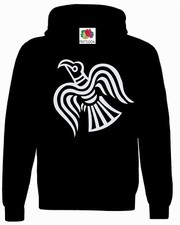 Viking Hoody Sweatshirt Odins Raven