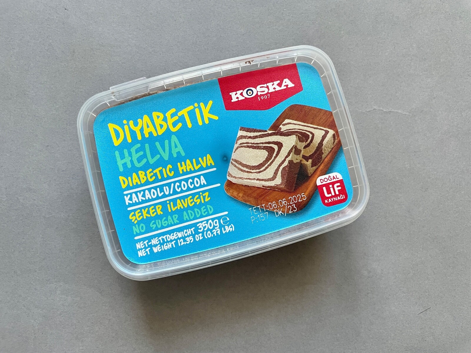 KOSKA Turkish Tahini Halva DiabeticFriendly Delight Pistachio