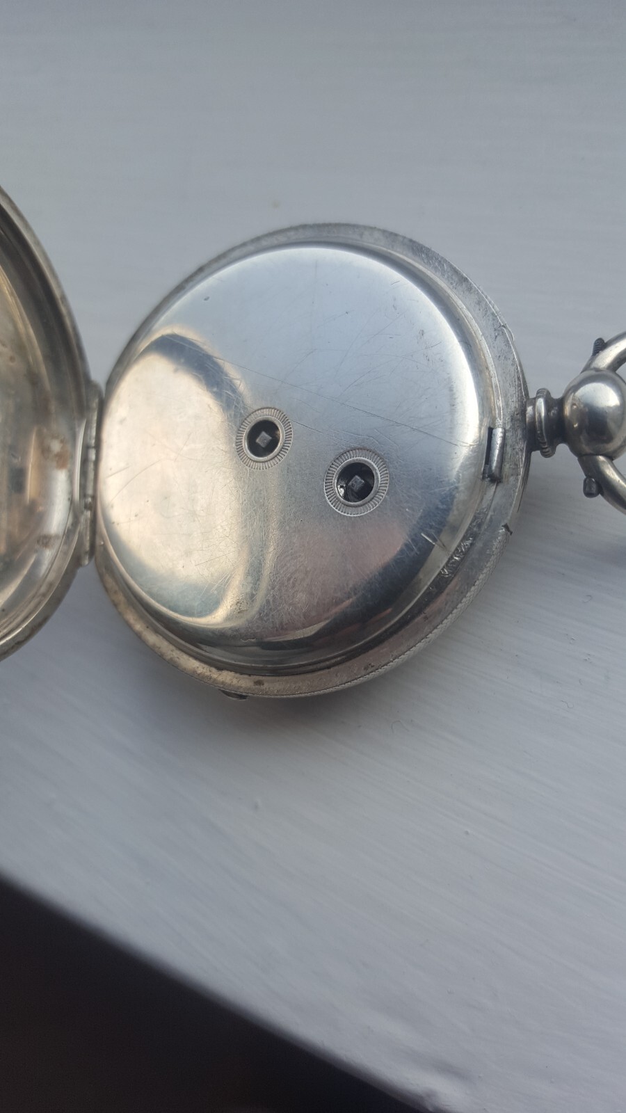 VINTAGE SILVER POCKET WATCH eBay