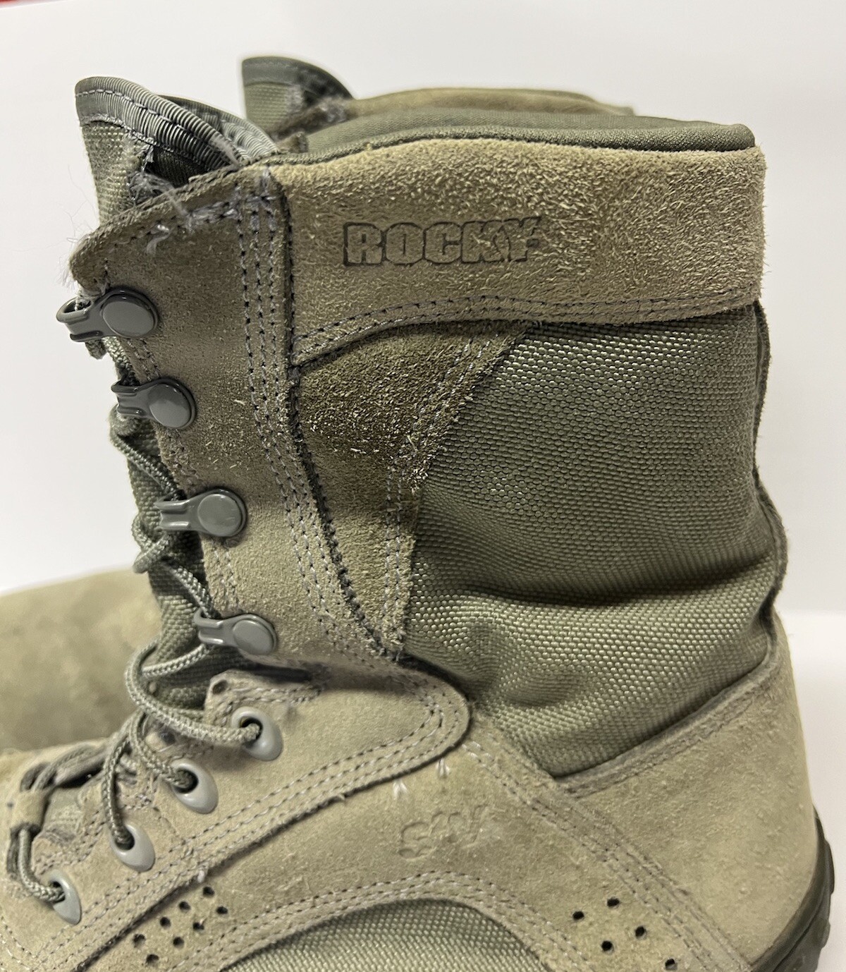 Rocky Sv2 Special Ops Tactical Combat Military Boots Sage Green Mens