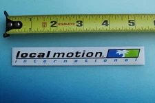 LOCAL MOTION Surfboards Hawaii International Blue Green Vintage Surfing STICKER