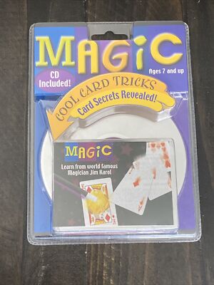 Magic Ages 7and Up - CD Included - Cool Card Tricks Learn From Famous -Jim Karol