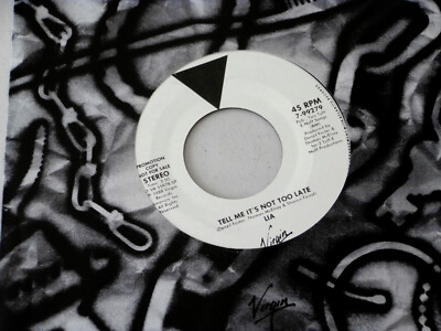 LIA~TELL ME IT'S NOT TOO LATE~ MINT~ PROMO~ MODERN BOOGIE~ A KILLER ~SOUL