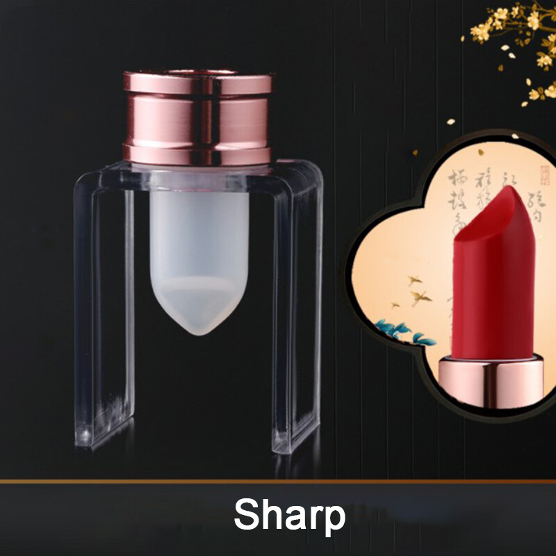 3pcs/set Silicone Lipstick Mold Aluminum Ring Mould Holder DIY Crafts