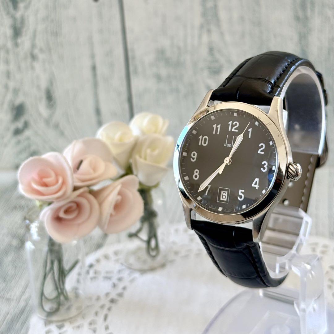 [Rare] dunhill Dunhill watch men s cityscape 8003 JAPAN USED