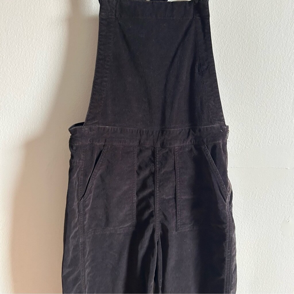 Madewell Size S Velvet Black Casual Skinny Jumpsuit Overalls image 4
