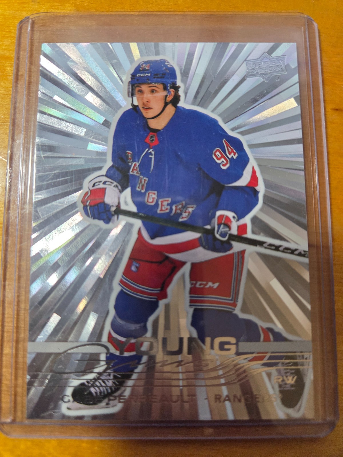 Gabe Perreault 2025-26 Upper Deck Silver Outburst Young Guns Rookie #202