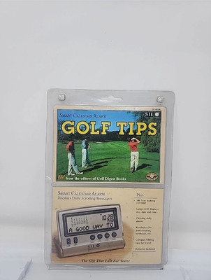 SMART CALENDAR ALARM GOLF TIPS FROM THE EDITORS OF GOLF DIGEST BOOKS free shipp