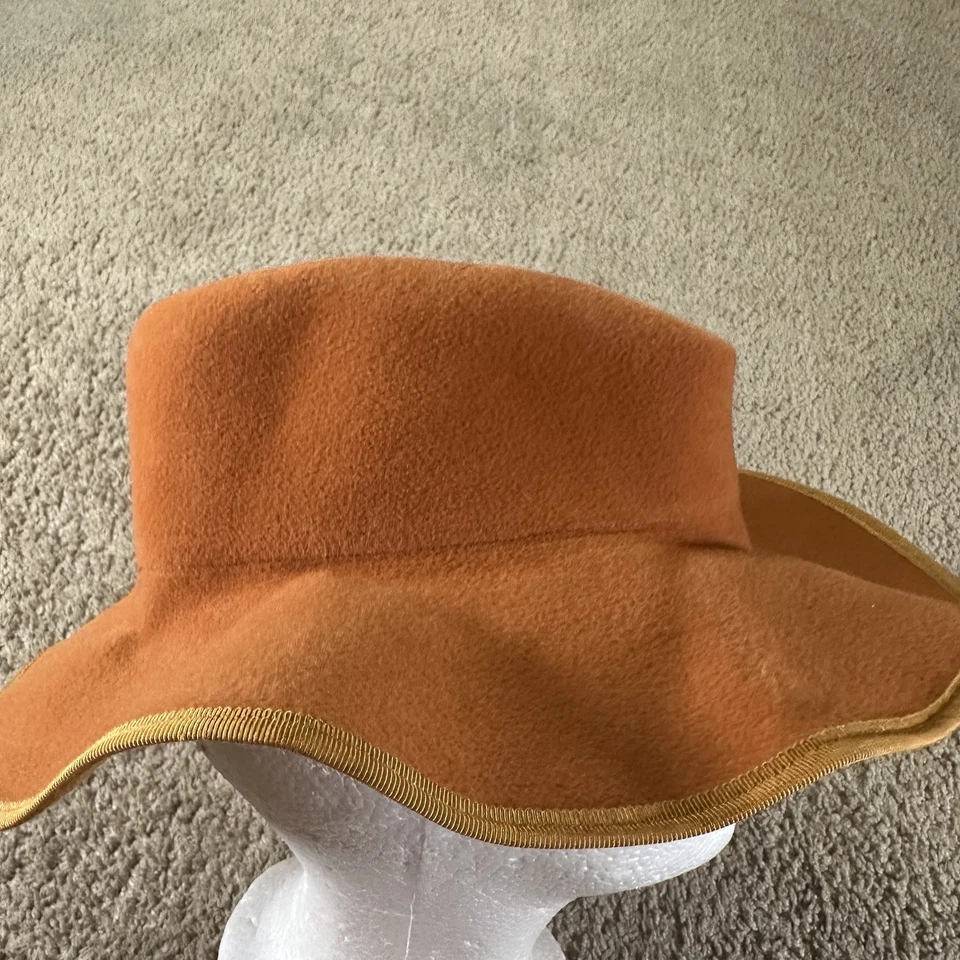 Brookes Boswell Hat Cowboy Fitted Womens XS Felt Wide Brim Western Handmade - Изображение 4 из 4