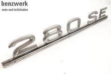 Mercedes W116 W126 Emblem Typenschild Heckklappe 280SE 1168171015 ?? Mercedes W116 W126 Emblem Typenschild Heckklappe 280SE 1168171015 ??