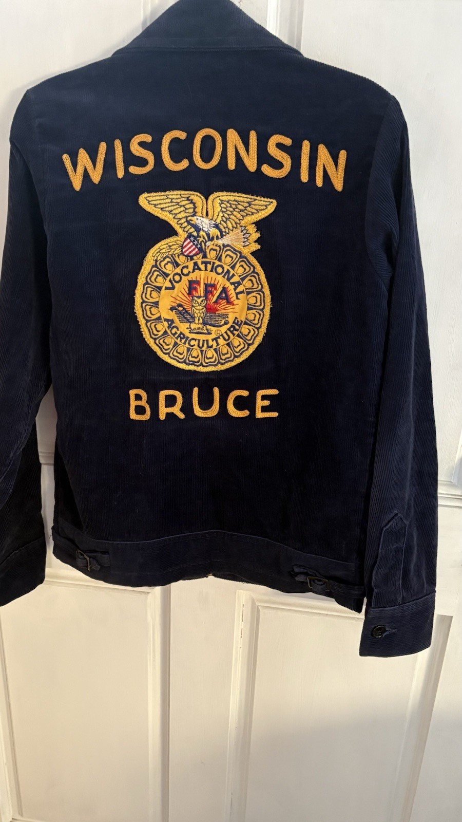 Vintage 1970s FFA Corduroy Jacket Sz 34 Wisconsin gr… - Gem