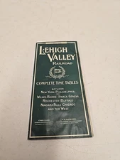 Antique July 1906 LVRR Lehigh Valley Railroad Time Table - Glen Summit Springs