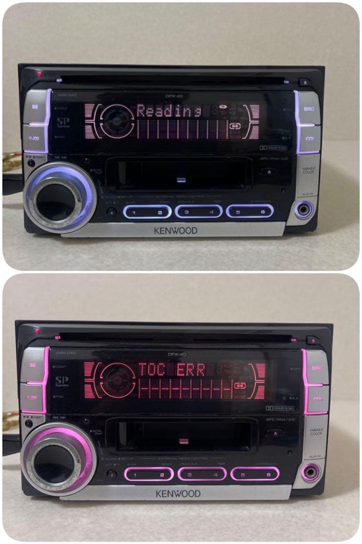 KENWOOD DPX-40U CD USB MP3 Receiver 2DIN Car Audio Player Japan