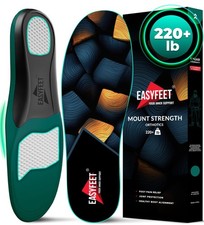 220 lbs Plantar Fasciitis High Arch Support Insoles Men Women - Flat Feet Or...