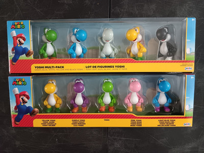 *FREE SHIP* 10-PK YOSHI 2.5'' Super Mario Nintendo White Black Pink Purple Yellow