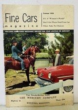 1954 Fine Cars Lincoln / Mercury Magazine #7 - LEE MERCURY Kosciusko Mississippi