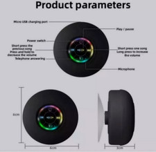 Waterproof Bluetooth Wireless Shower Speaker Bathroom Speaker LED Light  ////
