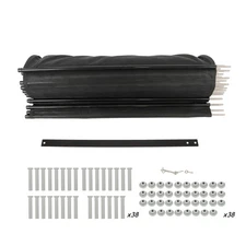 Pool Fence 4 x 108 FT Removable Pool Fences For Inground Pools Outdoor Black