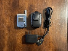 Pantech PG-C3B AT T Silver Flip Phone Powers Up
